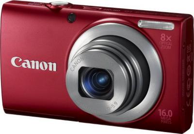 Компактный фотоаппарат Canon PowerShot A4000 IS Red - общий вид