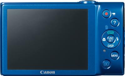 Компактный фотоаппарат Canon PowerShot A4000 IS Blue - Вид сзади