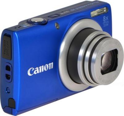 Компактный фотоаппарат Canon PowerShot A4000 IS Blue - Вид сбоку