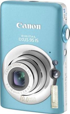 Компактный фотоаппарат Canon Digital IXUS 95 IS (PowerShot SD1200 IS) - Вид спереди