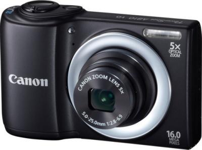 Компактный фотоаппарат Canon PowerShot A810 Black - Общий вид