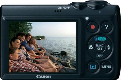 Компактный фотоаппарат Canon PowerShot A810 Black - Вид сзади