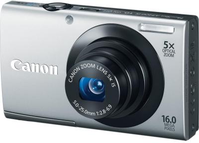 Компактный фотоаппарат Canon PowerShot A3400 IS Silver - Общий вид