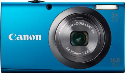 Компактный фотоаппарат Canon PowerShot A2300 Blue - Вид спереди