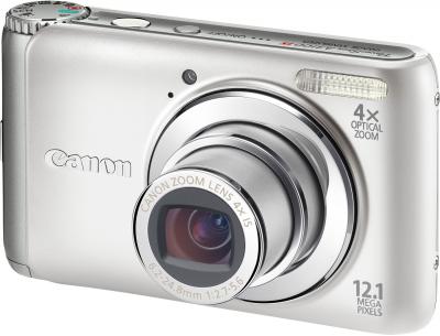 Компактный фотоаппарат Canon PowerShot A3100 IS Silver - Вид спереди