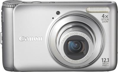 Компактный фотоаппарат Canon PowerShot A3100 IS Silver - Вид спереди