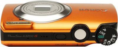 Компактный фотоаппарат Canon PowerShot A3200 IS Orange - Вид сверху