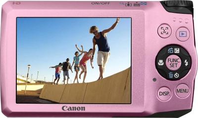 Компактный фотоаппарат Canon PowerShot A3200 IS Pink - Вид сзади: дисплей