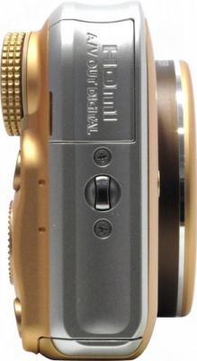 Компактный фотоаппарат Canon PowerShot SX210 IS Gold - Вид сбоку