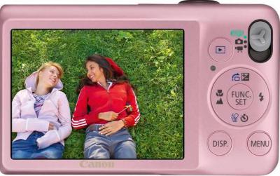 Компактный фотоаппарат Canon Digital IXUS 105 (PowerShot SD1300 IS) Pink - общий вид
