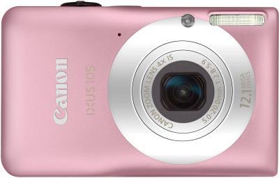 Компактный фотоаппарат Canon Digital IXUS 105 (PowerShot SD1300 IS) Pink - общий вид