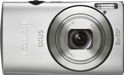 Компактный фотоаппарат Canon IXUS 230 HS Silver - Вид спереди