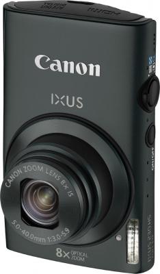 Компактный фотоаппарат Canon IXUS 230 HS Black - Вид спереди