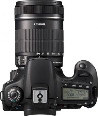 Зеркальный фотоаппарат Canon EOS 60D Kit 18-135mm IS - Вид сверху