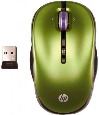 Мышь HP XP359AA Green USB - общий вид