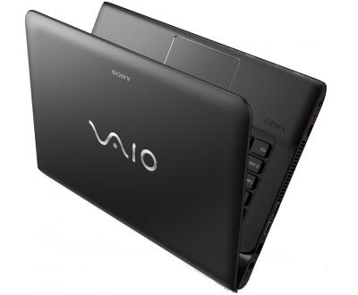 Ноутбук Sony VAIO SVE1411E1RB - полузакрытый