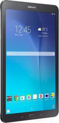 Планшет Samsung Galaxy Tab E 8GB / SM-T560 (черный металлик) - вид сбоку