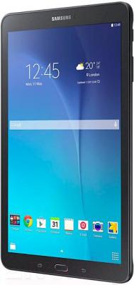 Планшет Samsung Galaxy Tab E 8GB / SM-T560 (черный металлик) - вид сбоку