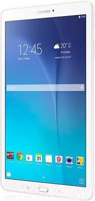 Планшет Samsung Galaxy Tab E 8GB / SM-T560 (перламутровый белый) - вид сбоку