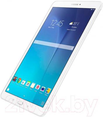 Планшет Samsung Galaxy Tab E 8GB / SM-T560 (перламутровый белый) - вид сбоку