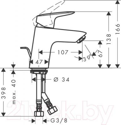 Смеситель Hansgrohe Logis 71072000