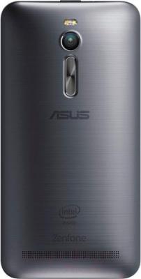 Смартфон Asus ZenFone 2 ZE551ML (серебристый) - вид сзади