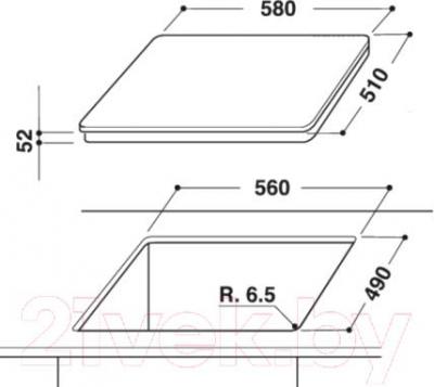 Индукционная варочная панель Whirlpool ACM 822/NE