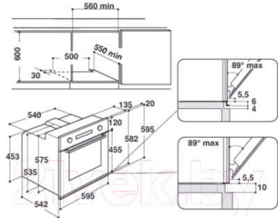 Электрический духовой шкаф Whirlpool AKP 744/IX