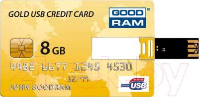 Usb flash накопитель Goodram Credit Card 8GB (PD8GH2GRCCPR9)
