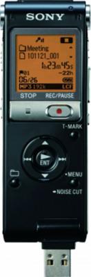 Диктофон Sony ICD-UX512 Black - вид с USB-разъемом