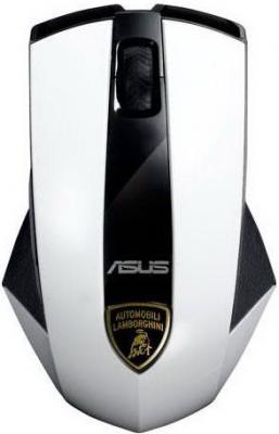 Мышь Asus WX-Lamborghini Wireless Laser Mouse White - общий вид