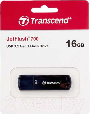 Usb flash накопитель Transcend JetFlash 700 16GB (TS16GJF700)
