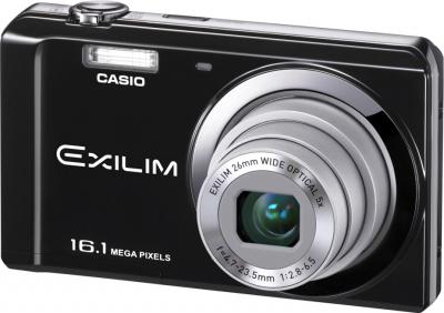 Компактный фотоаппарат Casio Exilim EX-ZS6 (черный) - общий вид