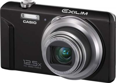 Компактный фотоаппарат Casio Exilim EX-ZS100 (черный) - общий вид