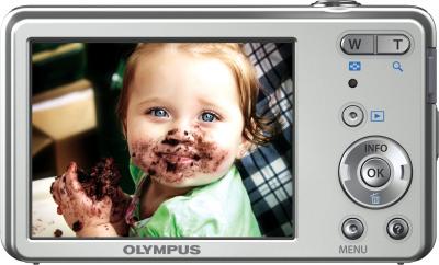 Компактный фотоаппарат Olympus VG-150 Silver - дисплей и элементы управления