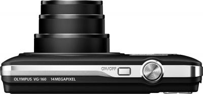 Компактный фотоаппарат Olympus VG-160 Black - вид сверху