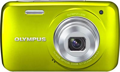 Компактный фотоаппарат Olympus VH-210 Green - вид спереди