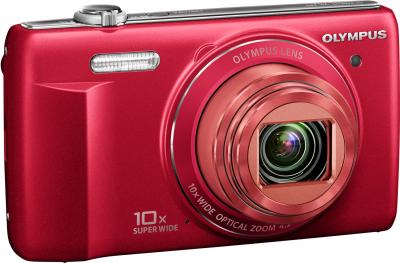 Компактный фотоаппарат Olympus VR-340 Red - общий вид
