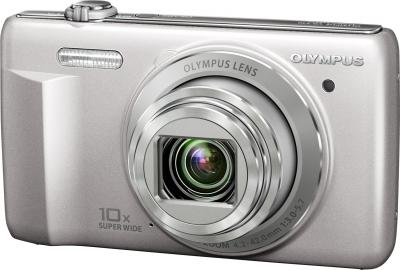 Компактный фотоаппарат Olympus VR-340 Silver - общий вид