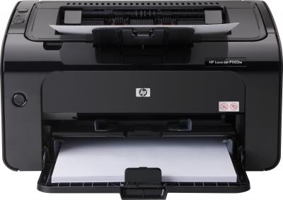 Принтер HP LaserJet P1102w (CE658A) - общий вид
