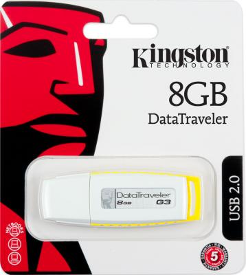 Usb flash накопитель Kingston DataTraveler G3 8 Gb (DTIG3/8GB) - коробка