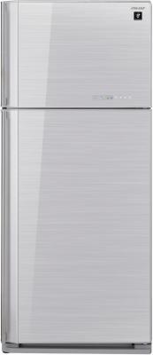 Холодильник с морозильником Sharp SJ-GC700VSL - Вид спереди