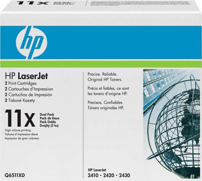 Комплект тонер-картриджей HP 11X (Q6511XD) - общий вид