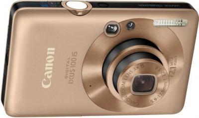 Компактный фотоаппарат Canon Digital IXUS 100 IS (PowerShot SD780 IS) - Вид спереди