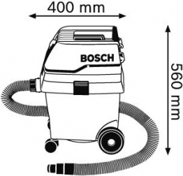 Профессиональный пылесос Bosch GAS25 - схема