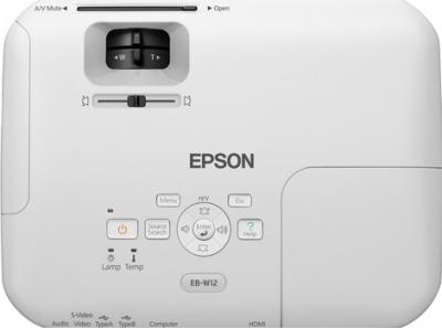Проектор Epson EB-W12 - вид сверху