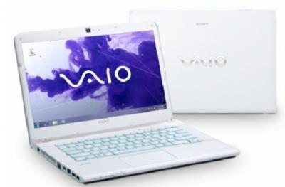 Ноутбук Sony VAIO SVE14A1V1RW  - Вид спереди и сзади