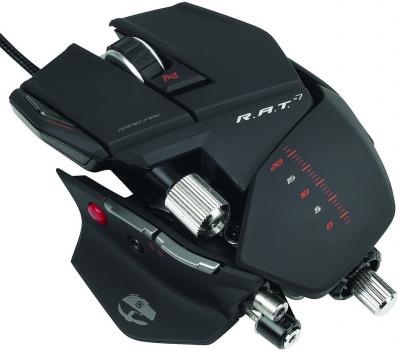 Мышь Mad Catz Cyborg M.M.O.7 Gaming Mouse (Black) - общий вид