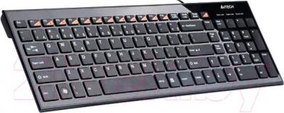 Клавиатура A4Tech KX-100 (Black) - вид в проекции