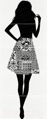 Декоративная плитка Pilch Панно Inez Woman 1 (1500x600)